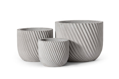 Blumentopf Pflanzkübel Modell "Linea IV" 24cm aus Beton