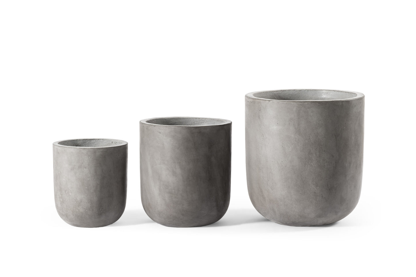 Blumentopf Beton "Dora-Tall" 24cm Dunkelgrau