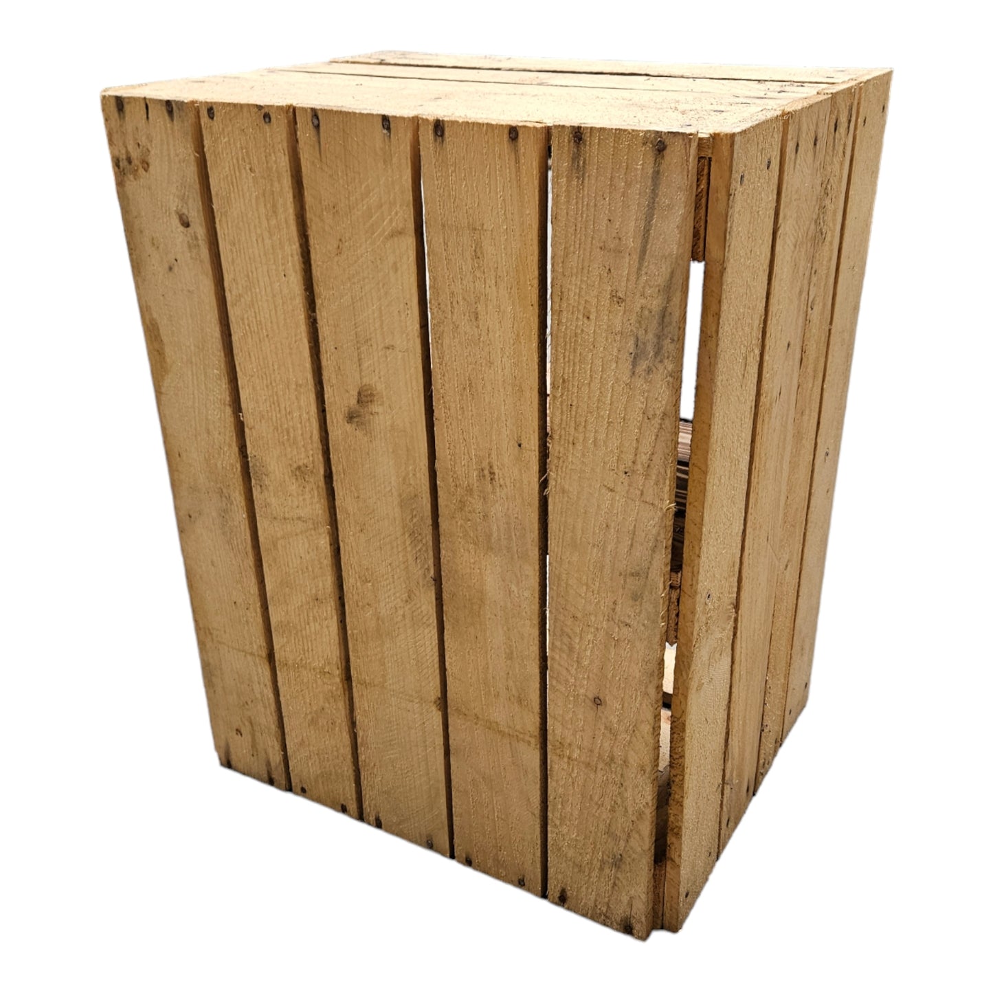 Holzkisten 3er Set 50 x 40 x 30cm Vintage mit Ablage Kurz verschraubt