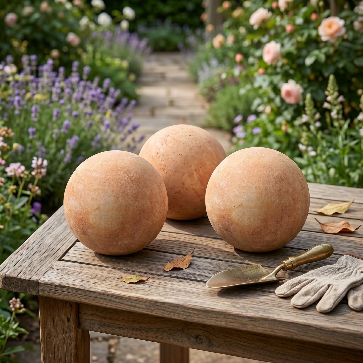 Gartenkugel Terrakotta 20cm