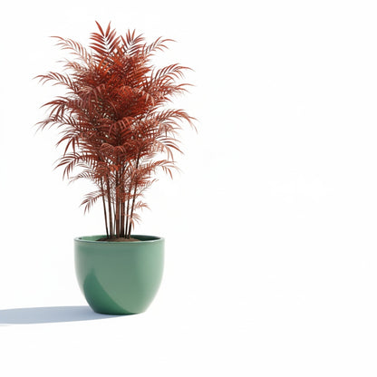 Keramik Pflanzgefäß "Egg Pot" Grün Ø 48cm – Glasiert & Frostfest