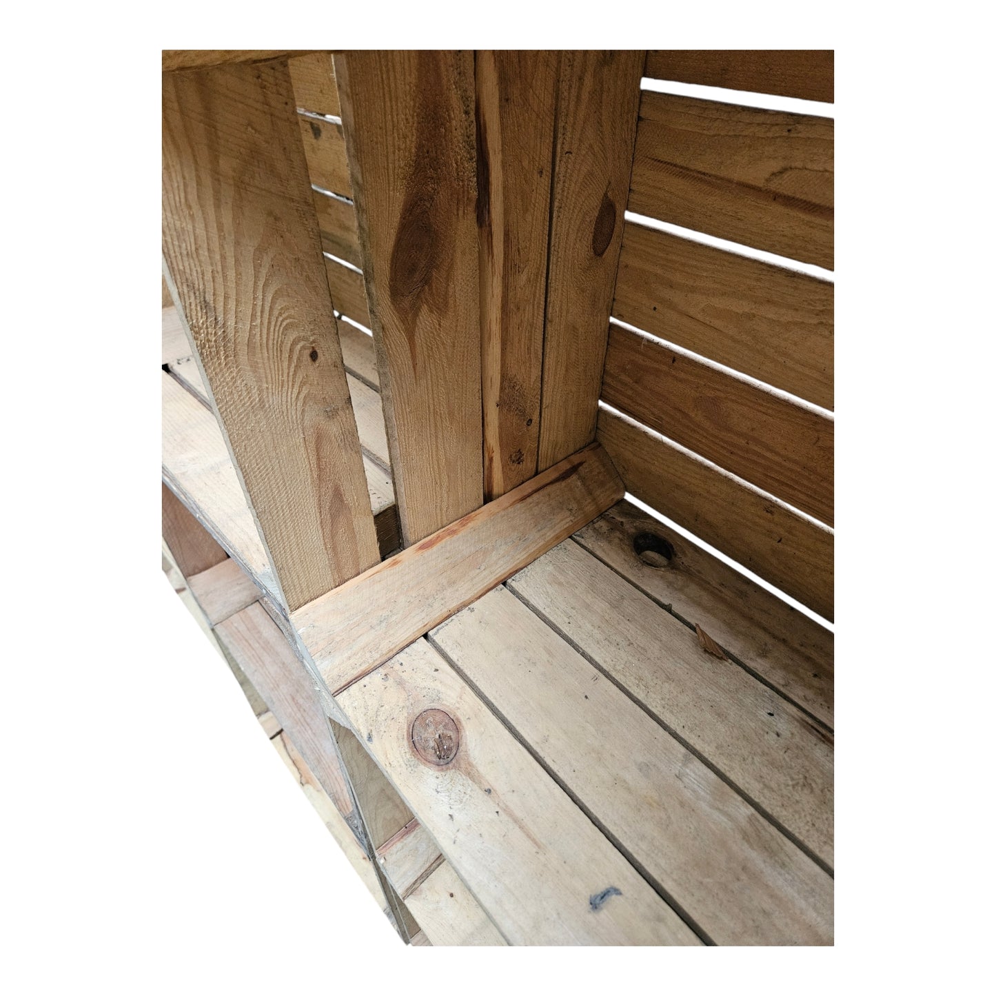 Holzkisten 4er Set 50 x 40 x 30cm Vintage Natur