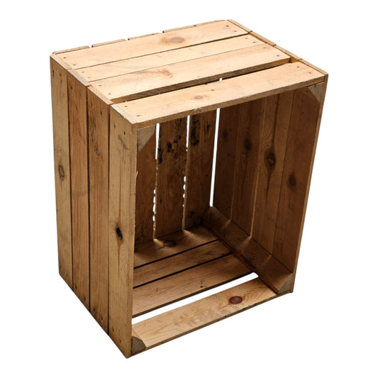 Obstkiste Holzkiste 50 x 40 x 30cm Vintage Natur massiv und robust