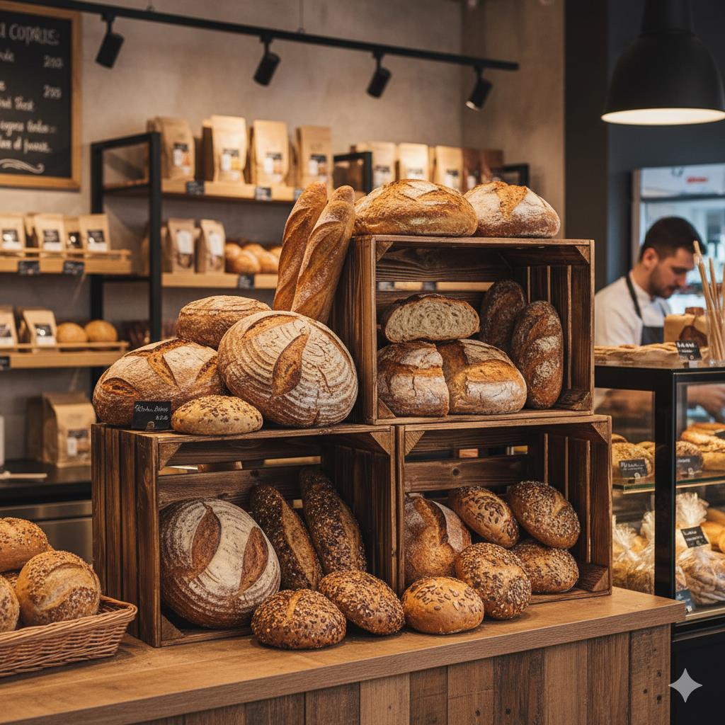 Holzkisten Geflammt 50 x 40 x 30cm 12er SET TOP