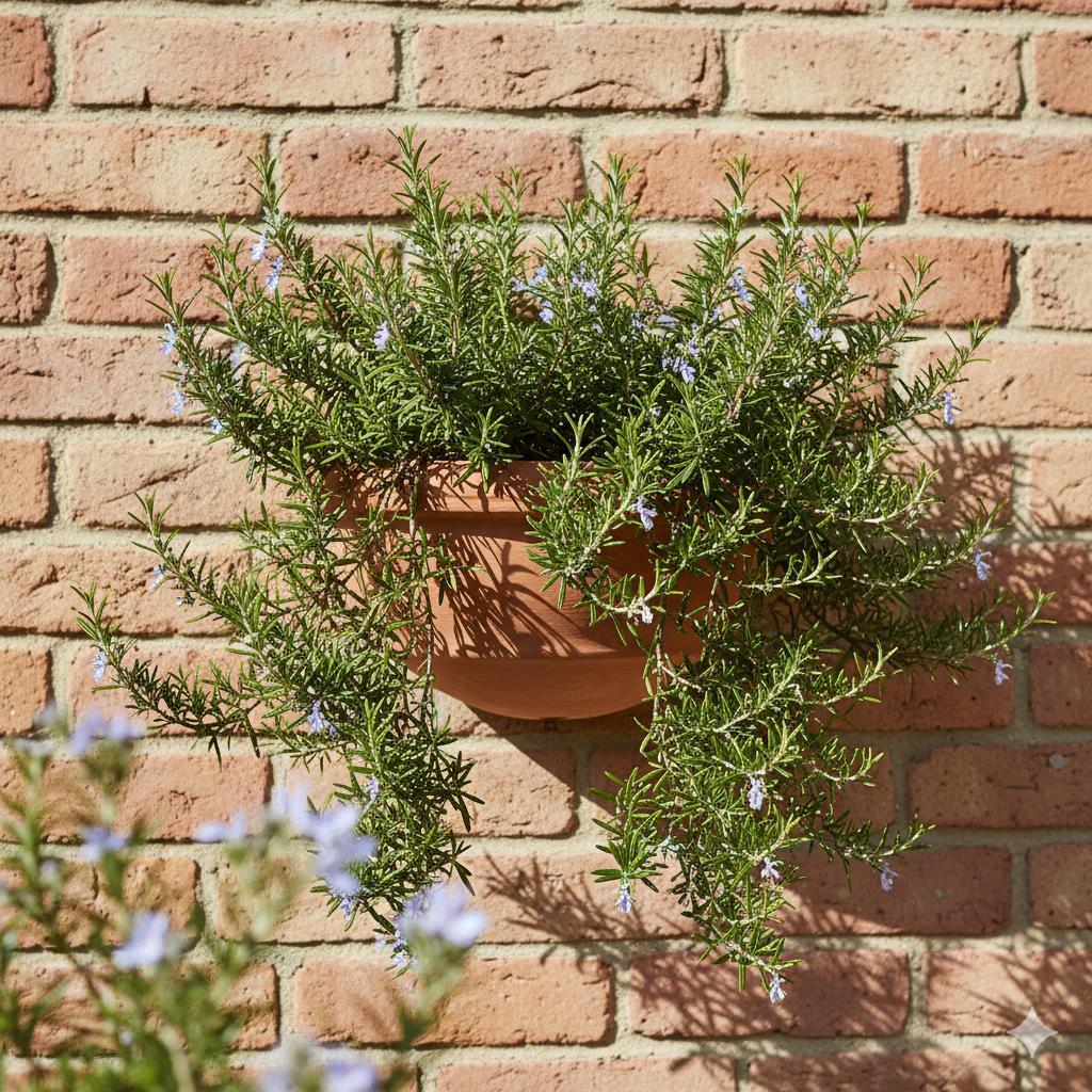 Jardinière murale en terre cuite « Gerla » 31 cm