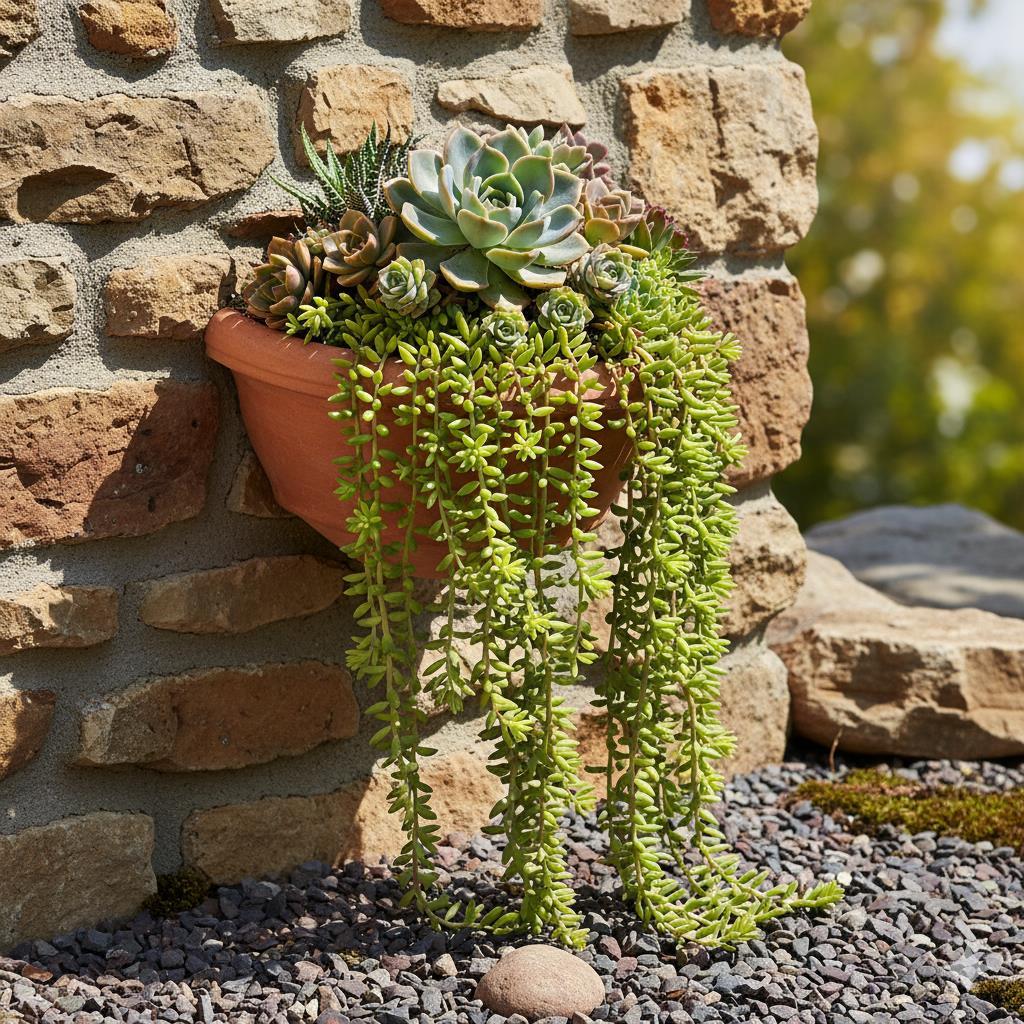 Jardinière murale en terre cuite « Gerla » 31 cm