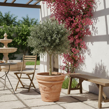 Pflanzgefäß Terrakotta "Doppio Bordo Festonato" 80cm