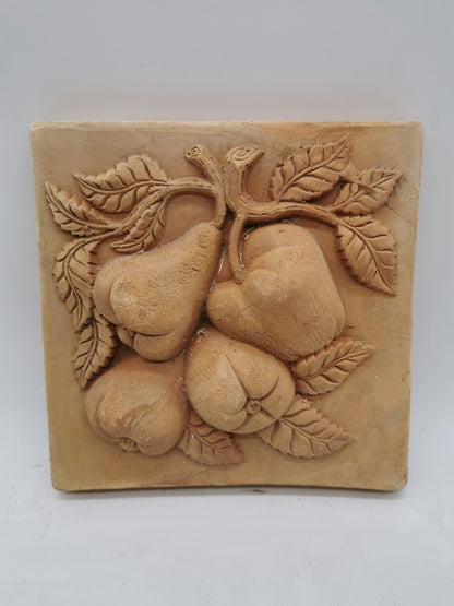 Support mural "Frutta" 18 cm terre cuite Italie