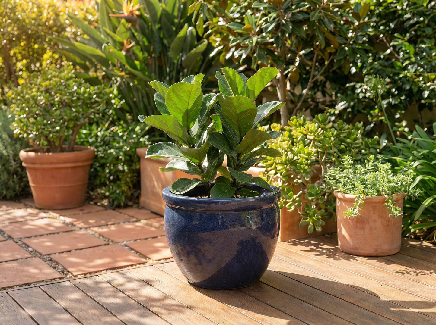 Keramik Pflanzgefäß-Serie "Bavaria Tall" Anthrazitgrau – Wählbare Größen