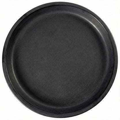 Keramik Untersetzer Anthrazit – Ø 32 cm – Wasserdicht & Handgefertigt