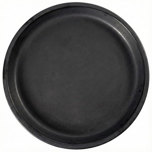 Teramico Pflanzenteller – Glasiertes Steinzeug, Anthrazit (20–45 cm)