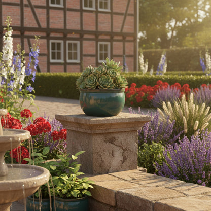 Pflanzgefäß Keramik "Bavaria" Grün