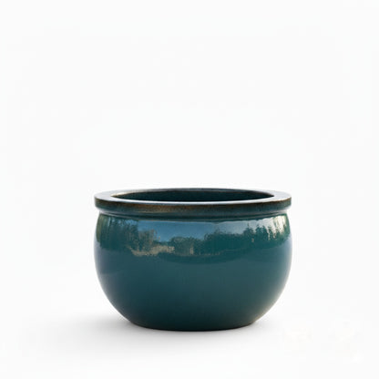 Pflanzgefäß Keramik "Bavaria" Grün