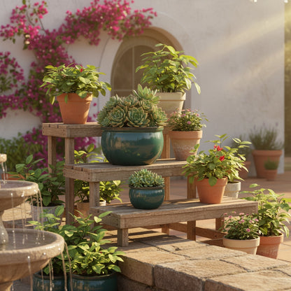 Pflanzgefäß Keramik "Bavaria" Grün