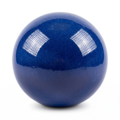 Keramik Gartenkugel Royalblau Ø 28 cm – handgefertigt & frostfest | Teramico