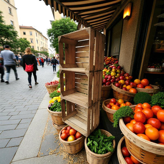 3er Spar-Set: Holzkisten (2. Wahl) – Ideal für Garten, Matschküche & DIY – 50x40x30cm
