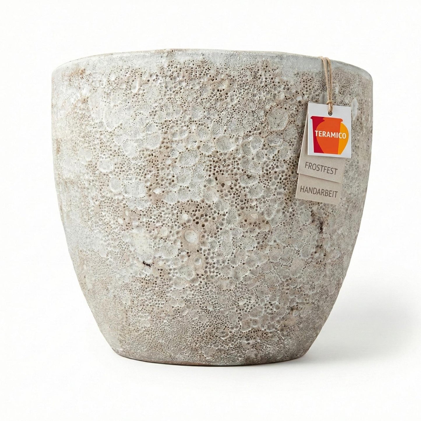 Lava Weiß geschliffene Keramik Oberfläche Detail - Antik Look