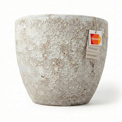 Lava Weiß geschliffene Keramik Oberfläche Detail - Antik Look