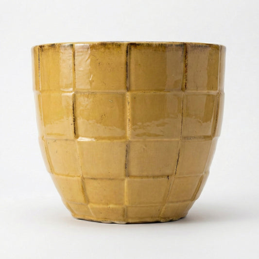 Pflanzgefäß Keramik "EGG-POT" Bronze - Ø 21 - 38cm Frostfest