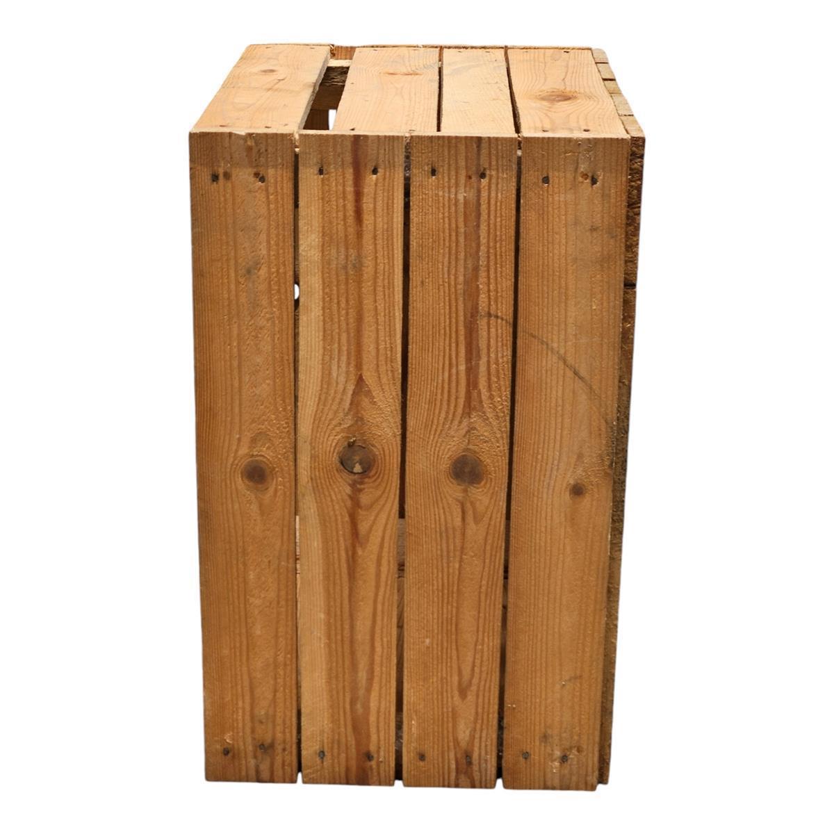 Holzkisten 6er Set Vintage Natur 50 x 40 x 30cm massiv und robust