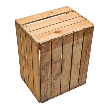 Holzkisten 6er Set Vintage Natur 50 x 40 x 30cm massiv und robust