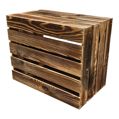 Holzkisten Regalkisten 50 x 40 x 30cm mit Ablage Lang 8 x