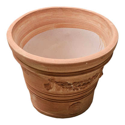 Pflanzgefäß Terrakotta "Doppio Bordo Festonato" 45cm