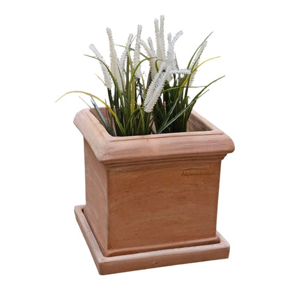 Untersetzer Pflanzteller Terrakotta ECKIG 28cm