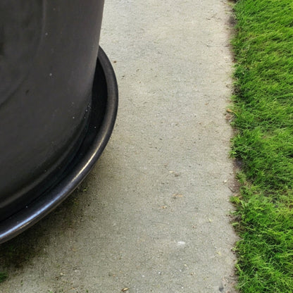 Pflanzteller Untersetzer für Blumentöpfe 32cm Anthrazit Vogeltränke