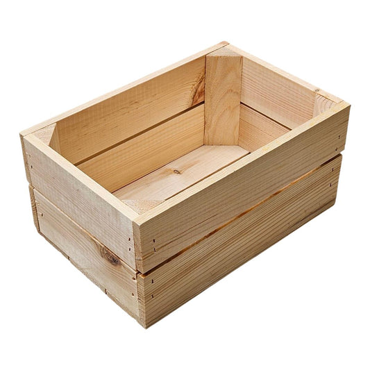 Holzkiste Dekokiste Box 30x20x15 cm 3er SET Natur