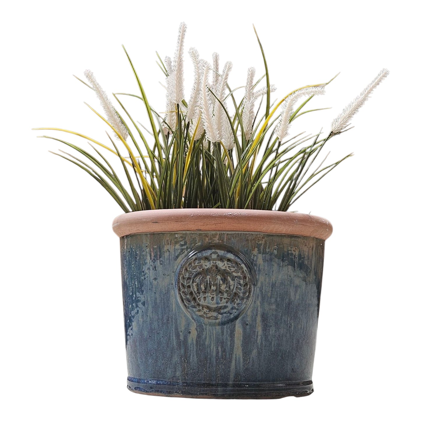 Blumentopf Pflanzgefäß Modell "Provence I" 34cm Rusty Blue