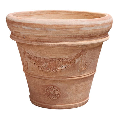 Pflanzgefäß Terrakotta "Doppio Bordo Festonato" 60cm