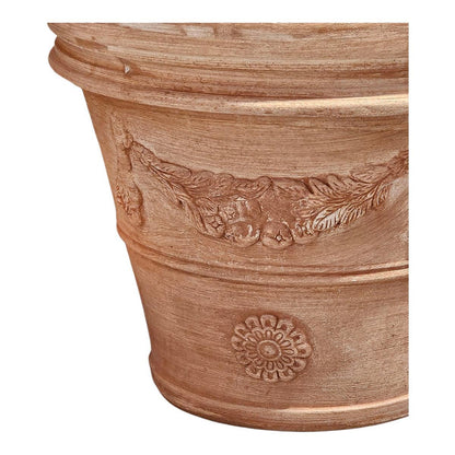 Pflanzgefäß Terrakotta "Doppio Bordo Festonato" 80cm