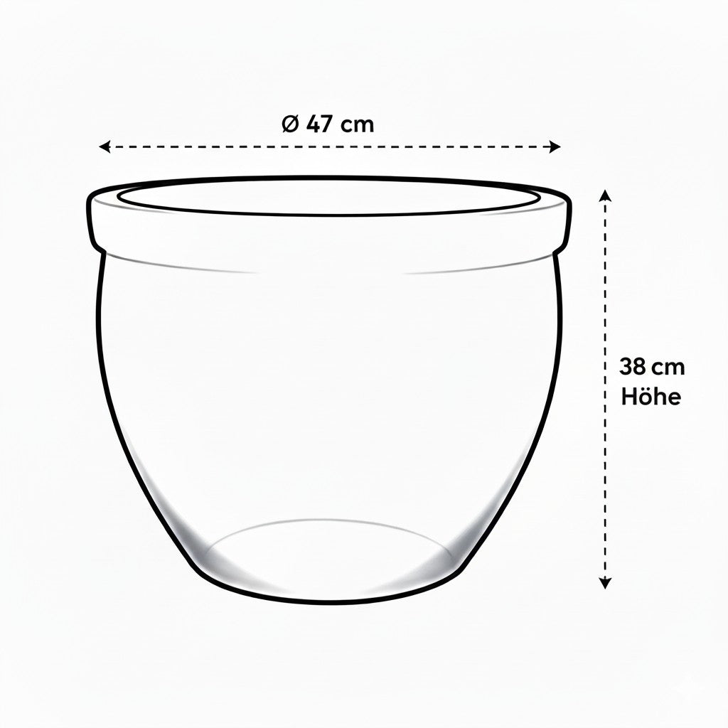 Keramik Pflanzgefäß-Serie "Bavaria Tall" Moosgrün – Wählbare Größen (21-37cm)