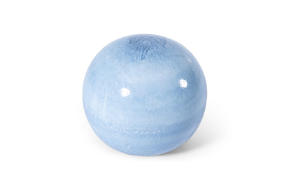 Gartenkugel Keramik 36cm Azur Blau