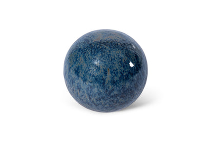 Gartenkugeln Keramik 3er Set Rost Blau