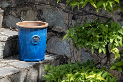 Blumentopf "Provence II" 25x28 cm Royal Blau