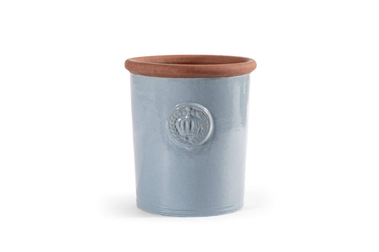 Provence Pflanzkübel: Handgefertigte Keramik für Ihren Garten (Ø25cm) October-Gray