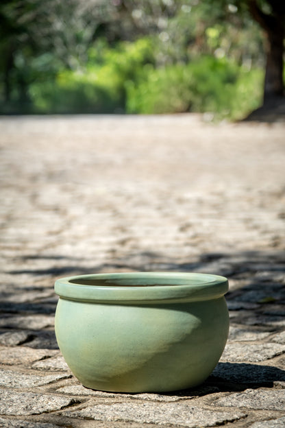 Blumentopf Pflanzgefäß Keramik Modell "Bavaria" 40cm Jade Grün