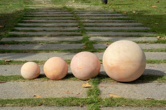 Gartenkugeln Terrakotta 4er Set Frostfest