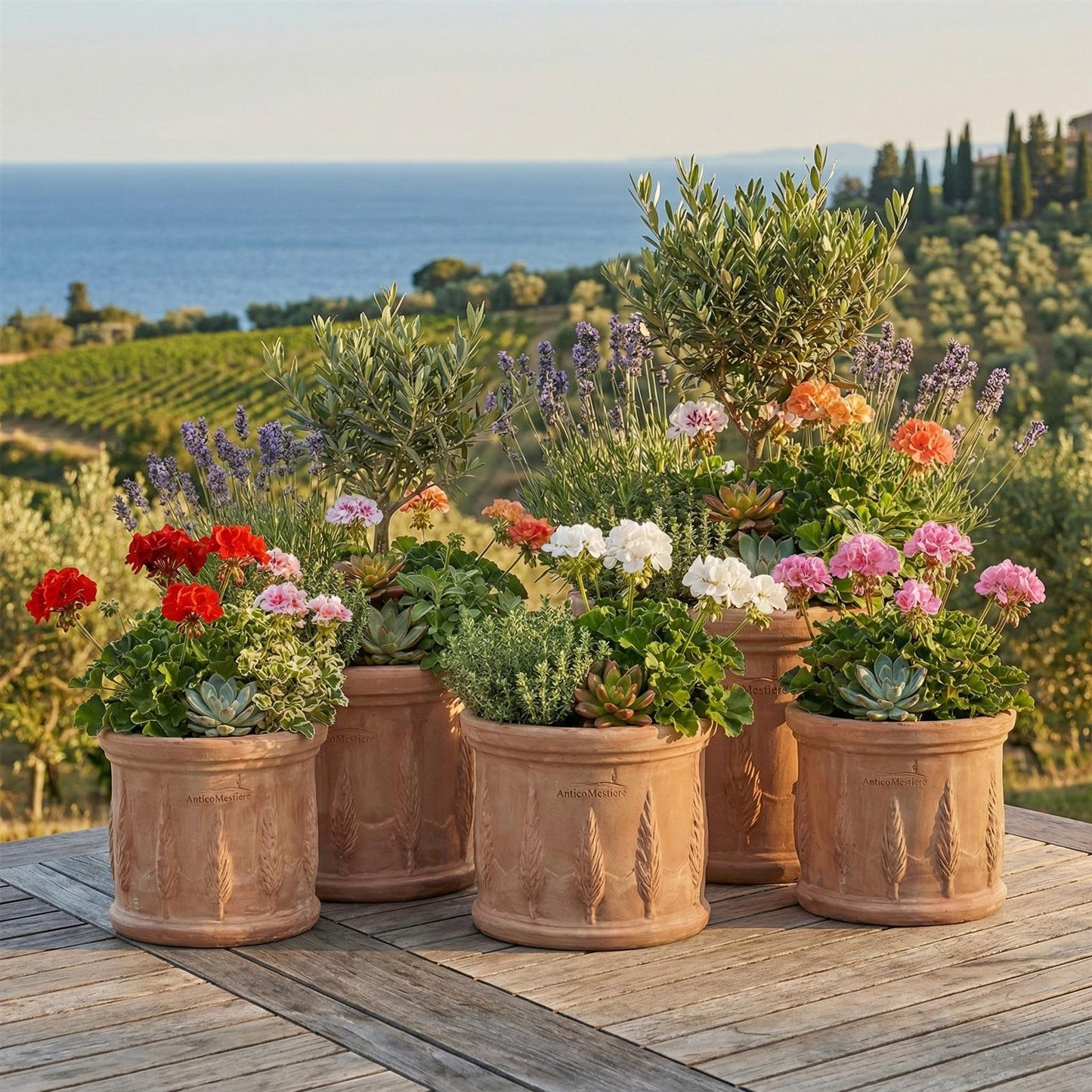 Pflanzgefäß Cilindro Cipressi 30