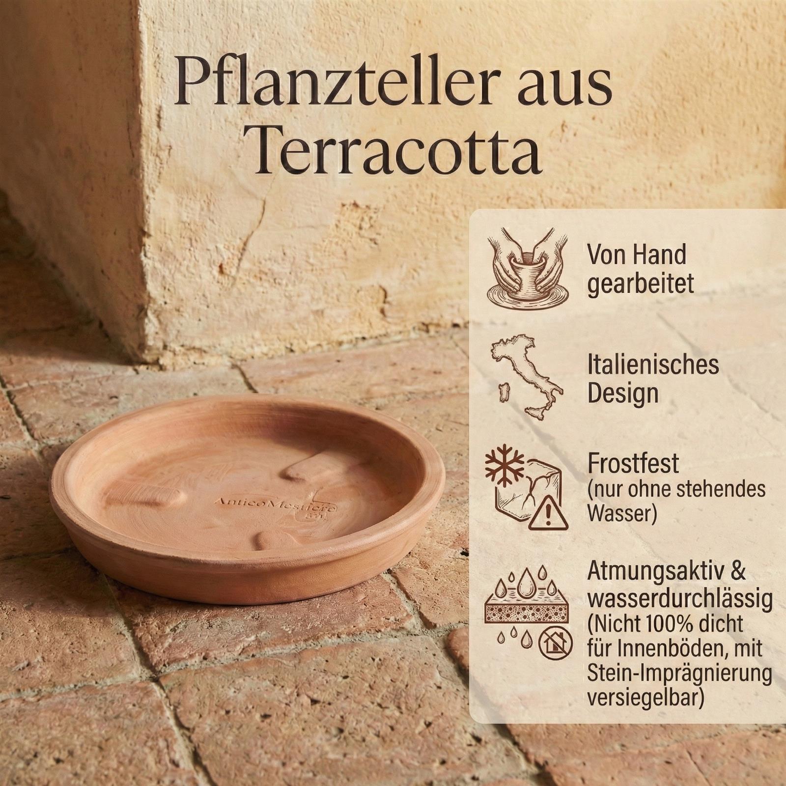 Maße Terrakotta Topf Limone Außen 40cm Innen 34cm Höhe 35cm