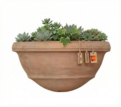 Terrakotta Wandhänger 31cm frostfest Wandtopf Teramico