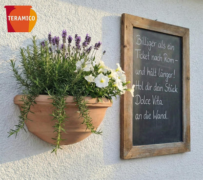 Jardinière murale en terre cuite « Gerla » 31 cm