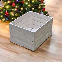 Obstkisten weiss 50 x 40 x 30cm 3er SET