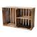 Holzkisten 4er Set Geflammt 50 x 40 x 30cm Regal