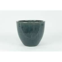&Uuml;bertopf aus Keramik in Wei&szlig; 