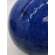 Gartenkugel Rosenkugel Keramik 12cm Royal Blau glasiert