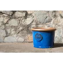 Pflanzgef&auml;&szlig; Keramik &quot;Provence I&quot; 45cm Royal Blau